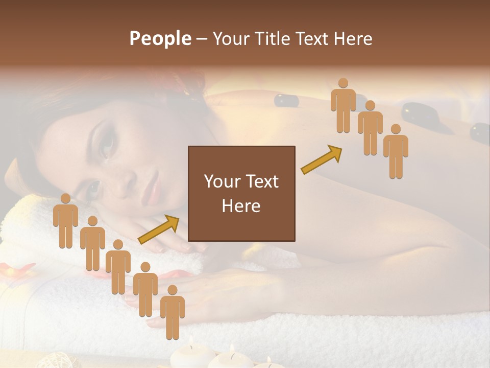 Massaging Female Massage PowerPoint Template