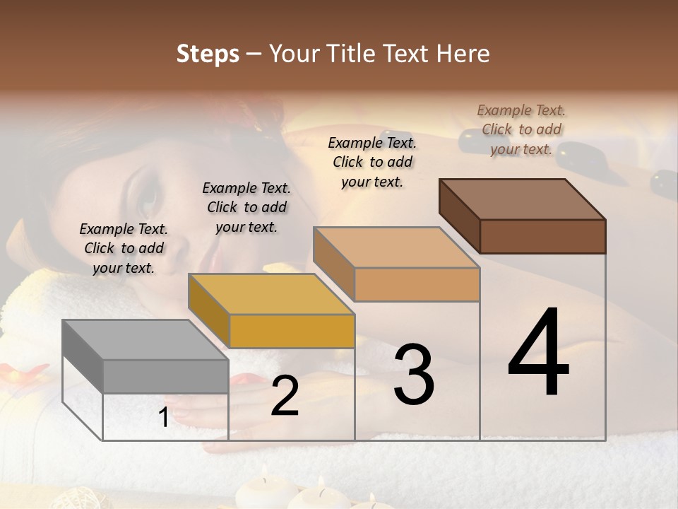 Massaging Female Massage PowerPoint Template