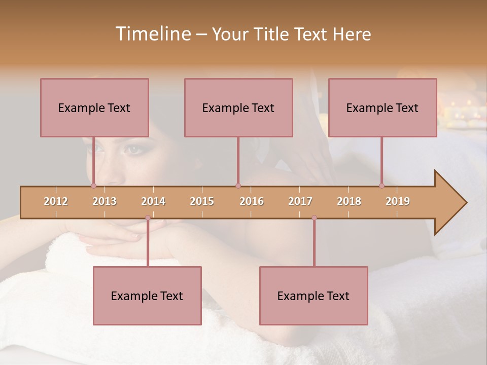 Beautiful Enjoy Pink PowerPoint Template