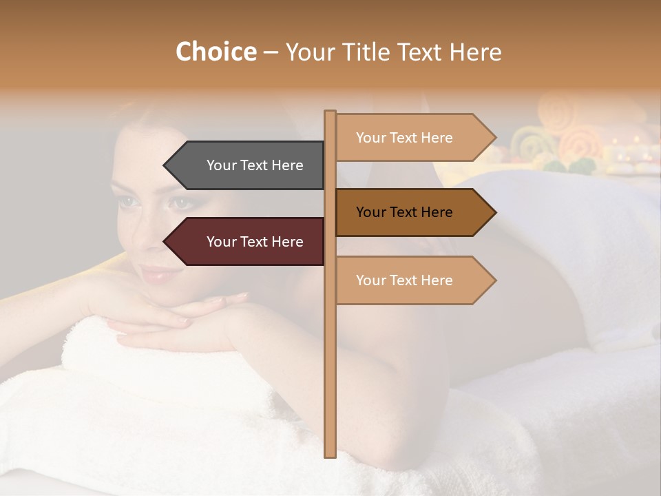 Beautiful Enjoy Pink PowerPoint Template