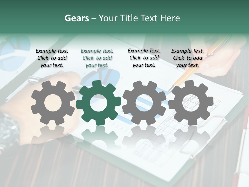 Gadget Progress Interaction PowerPoint Template