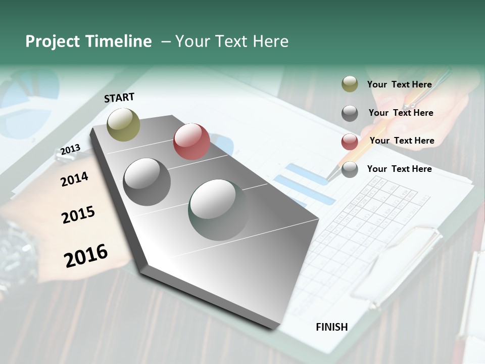 Gadget Progress Interaction PowerPoint Template