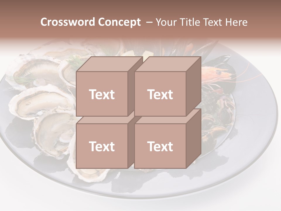 Shrimp Crustacean Cuisine PowerPoint Template