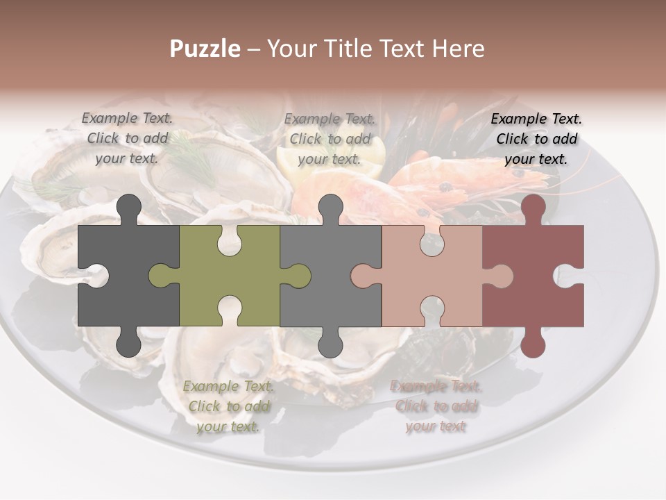 Shrimp Crustacean Cuisine PowerPoint Template