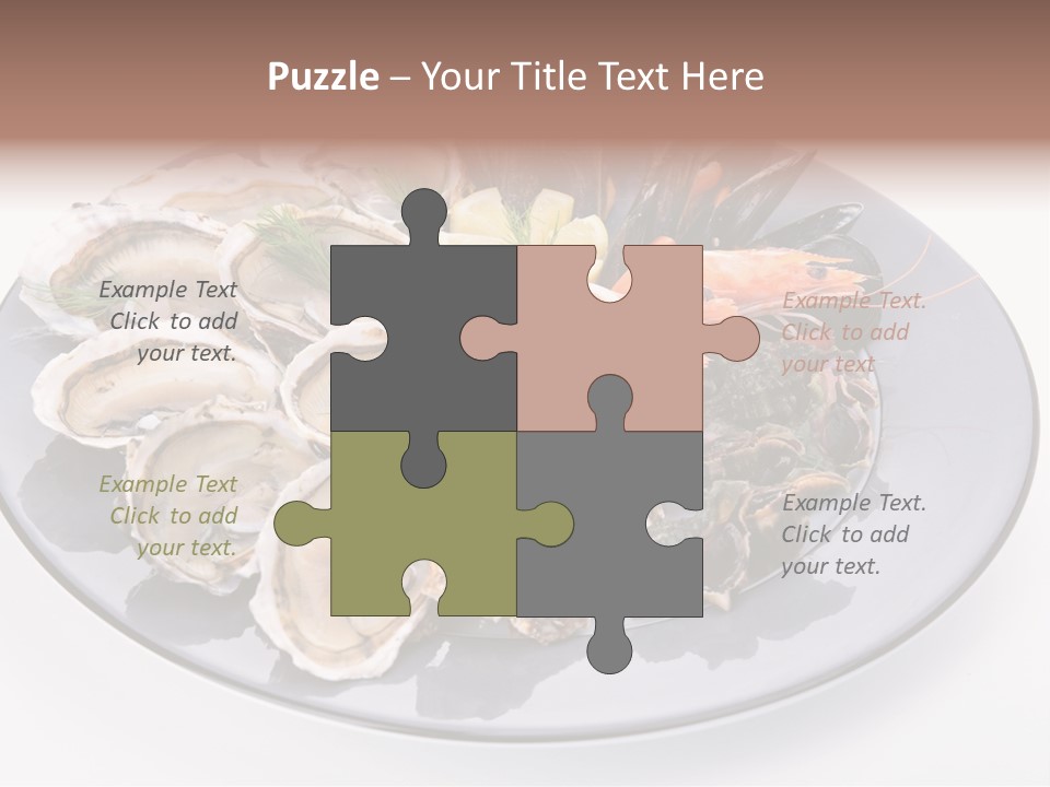 Shrimp Crustacean Cuisine PowerPoint Template