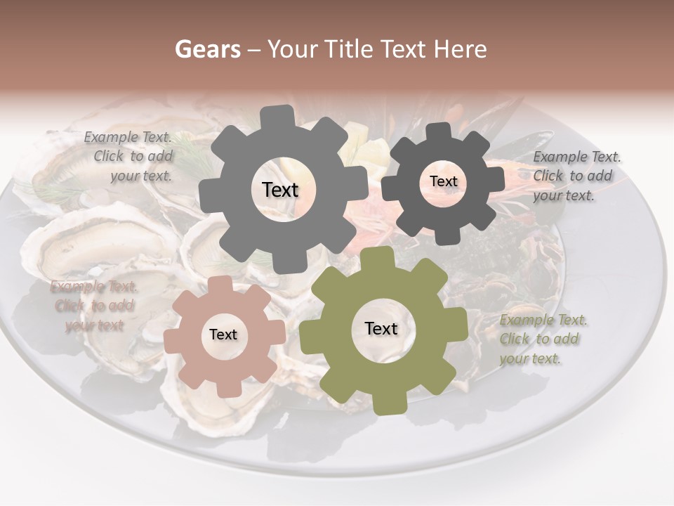 Shrimp Crustacean Cuisine PowerPoint Template