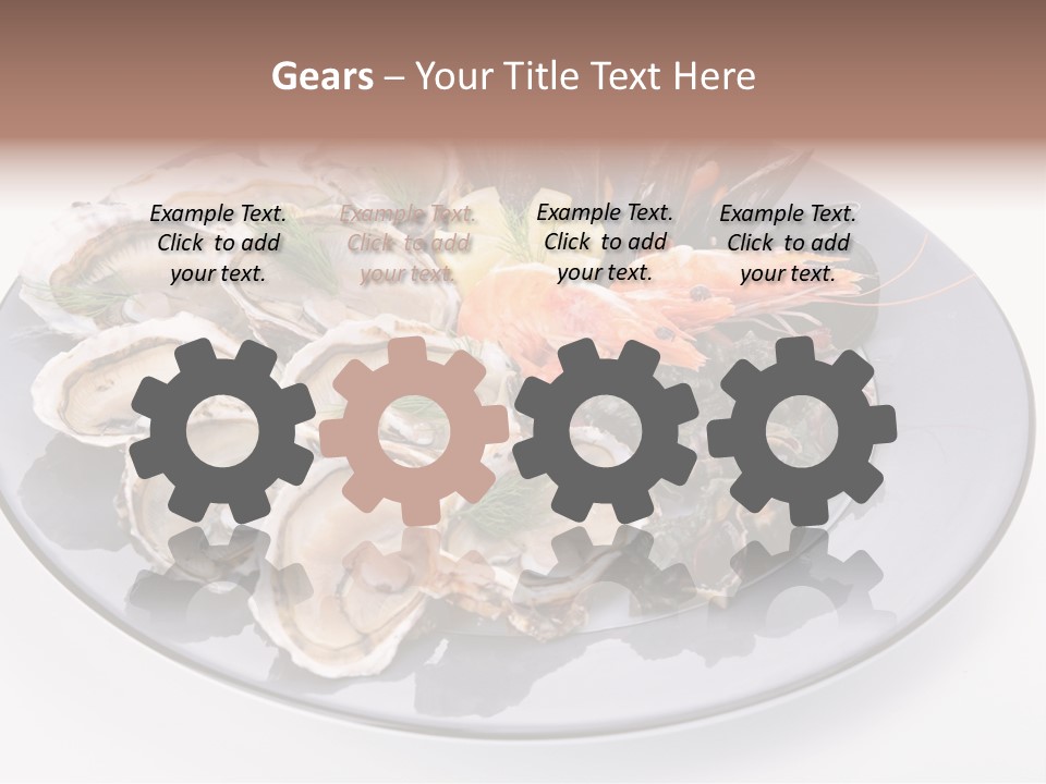 Shrimp Crustacean Cuisine PowerPoint Template