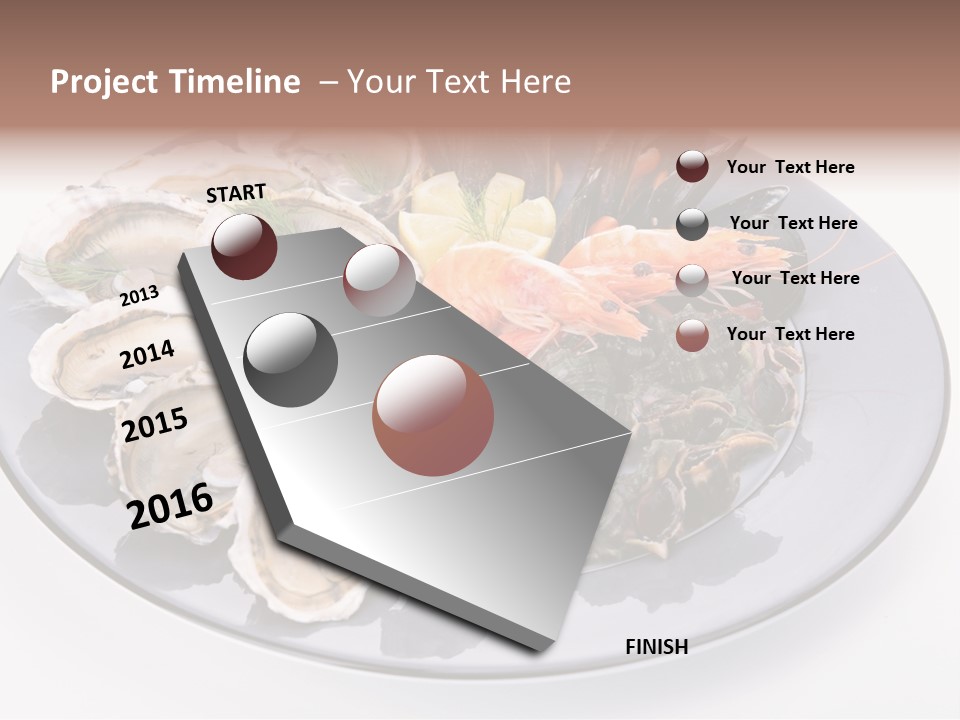 Shrimp Crustacean Cuisine PowerPoint Template
