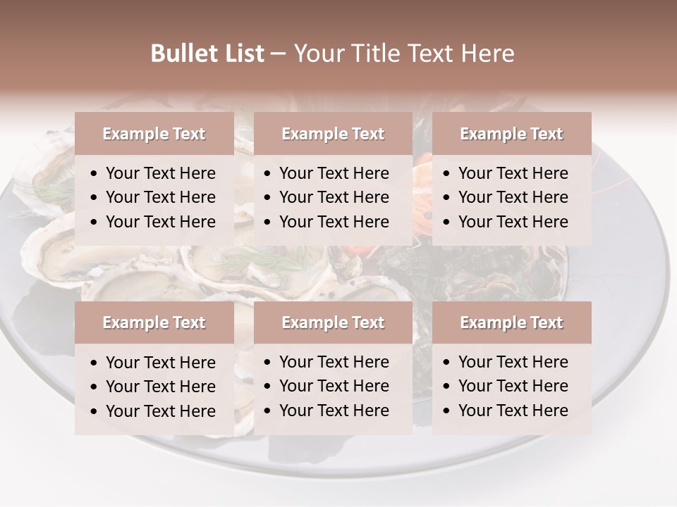 Shrimp Crustacean Cuisine PowerPoint Template