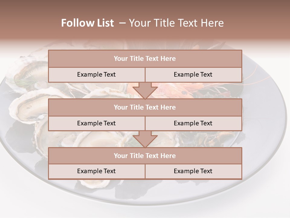 Shrimp Crustacean Cuisine PowerPoint Template
