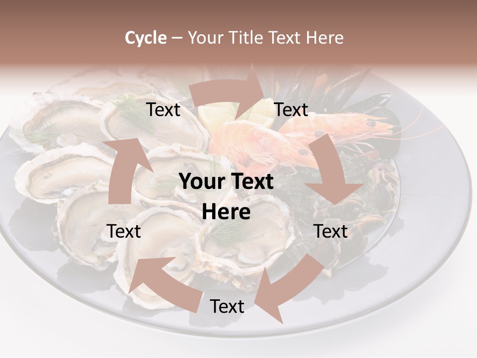 Shrimp Crustacean Cuisine PowerPoint Template