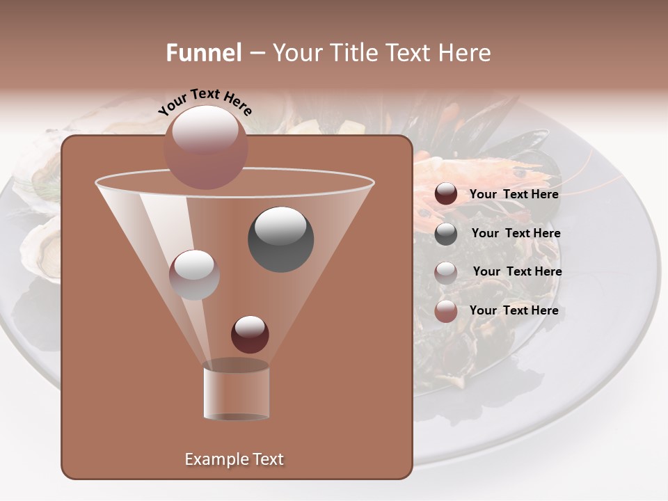 Shrimp Crustacean Cuisine PowerPoint Template