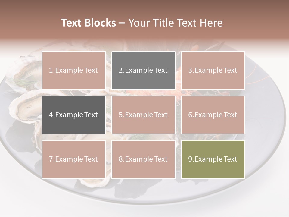 Shrimp Crustacean Cuisine PowerPoint Template