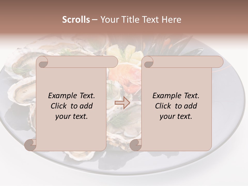 Shrimp Crustacean Cuisine PowerPoint Template