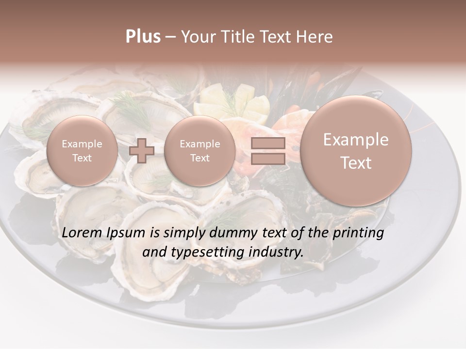 Shrimp Crustacean Cuisine PowerPoint Template