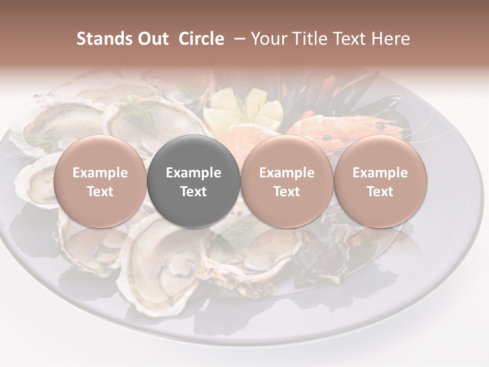 Shrimp Crustacean Cuisine PowerPoint Template