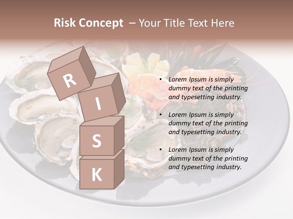 Shrimp Crustacean Cuisine PowerPoint Template