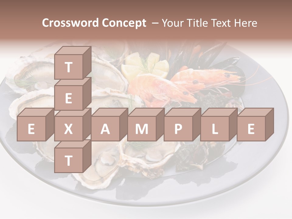 Shrimp Crustacean Cuisine PowerPoint Template