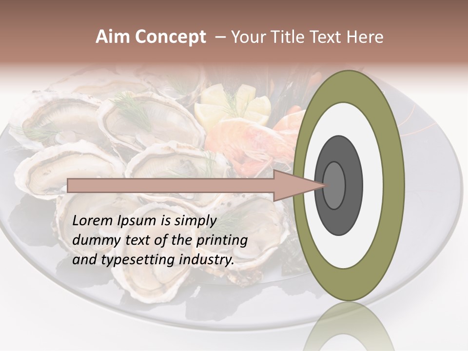 Shrimp Crustacean Cuisine PowerPoint Template