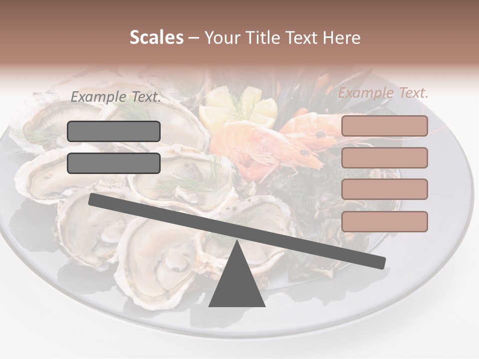 Shrimp Crustacean Cuisine PowerPoint Template