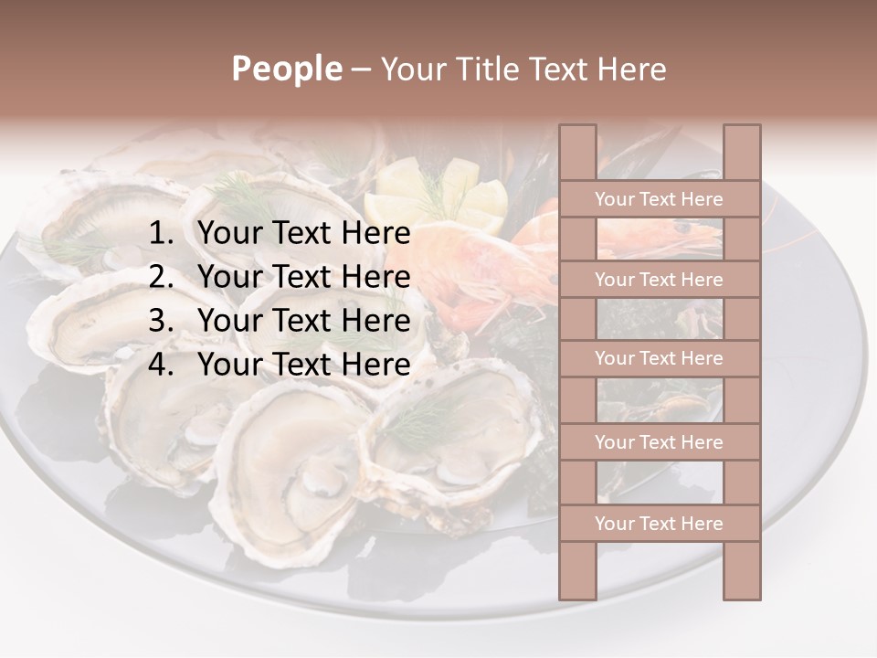 Shrimp Crustacean Cuisine PowerPoint Template