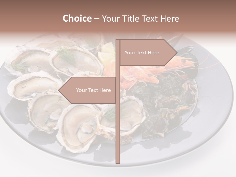 Shrimp Crustacean Cuisine PowerPoint Template