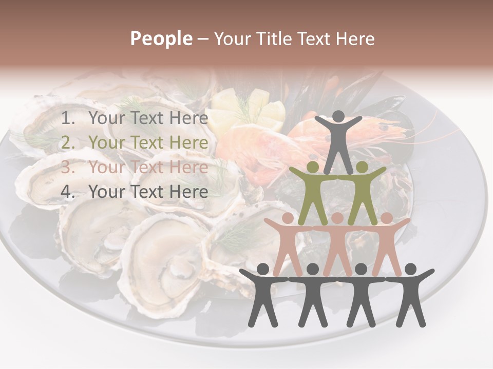 Shrimp Crustacean Cuisine PowerPoint Template