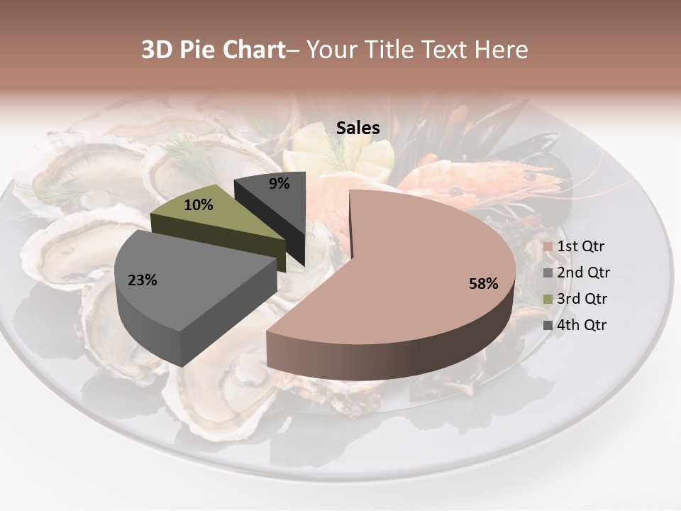 Shrimp Crustacean Cuisine PowerPoint Template
