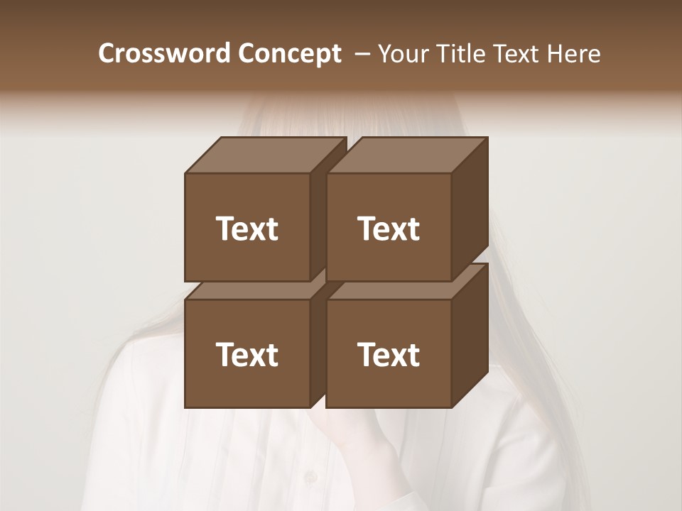 Mouth Face Caucasian PowerPoint Template