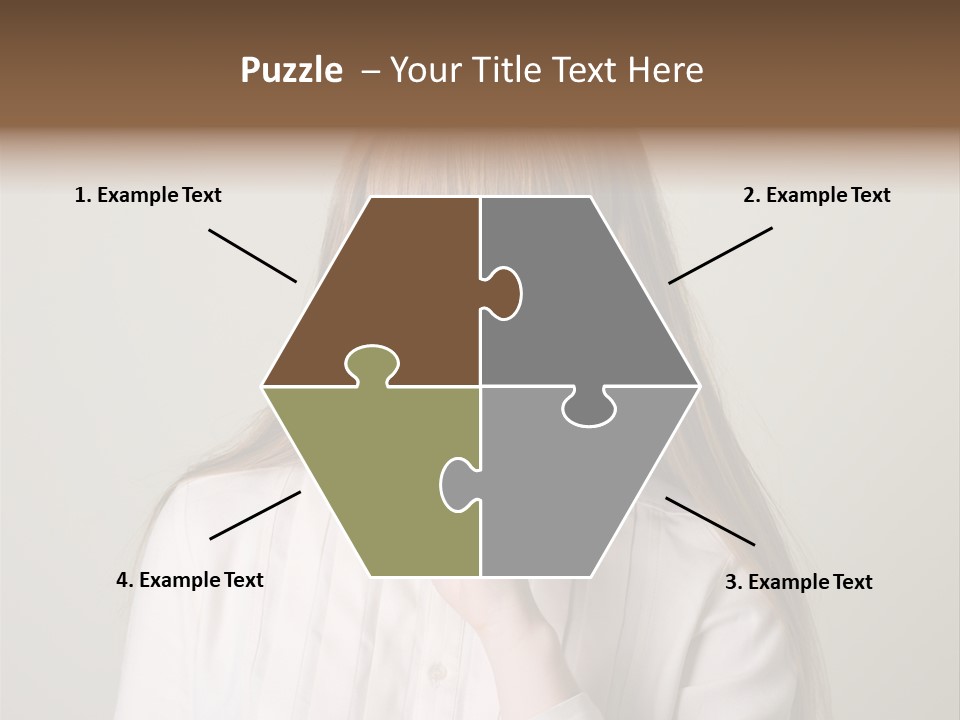 Mouth Face Caucasian PowerPoint Template