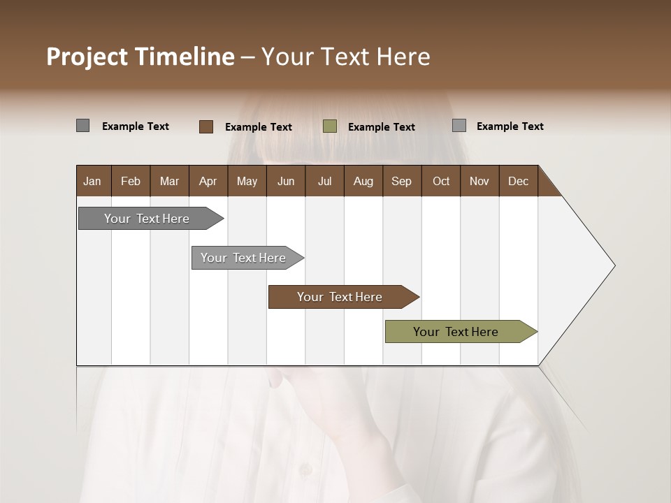 Mouth Face Caucasian PowerPoint Template