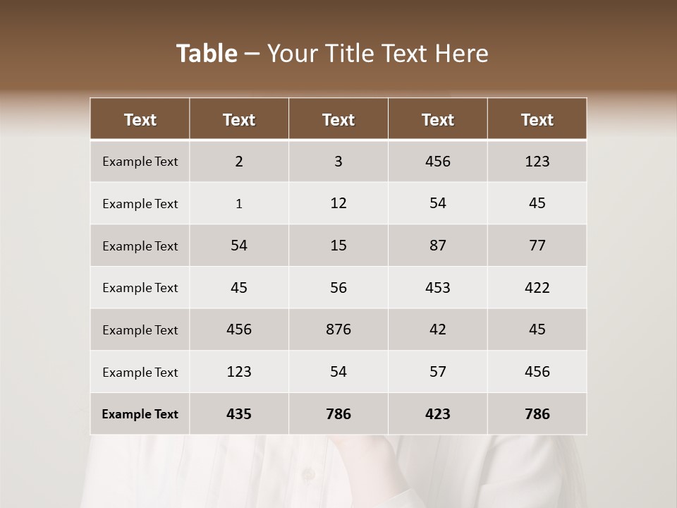 Mouth Face Caucasian PowerPoint Template