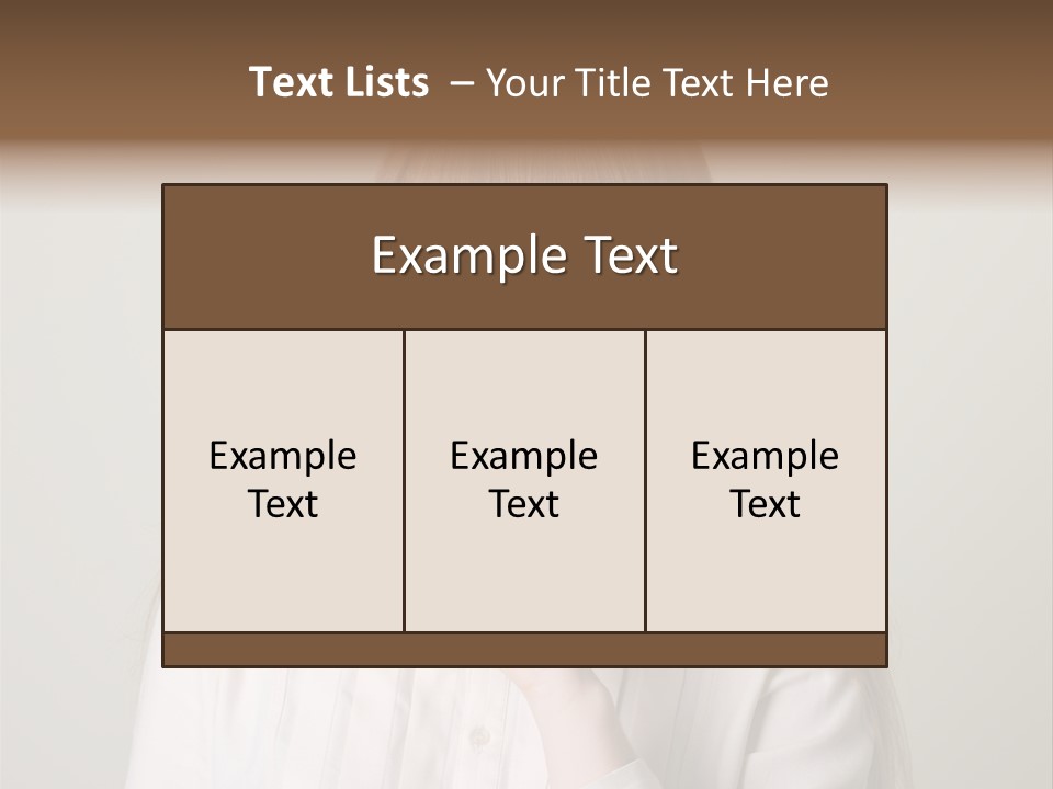 Mouth Face Caucasian PowerPoint Template