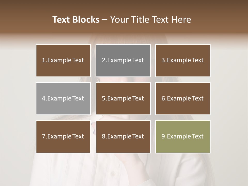 Mouth Face Caucasian PowerPoint Template