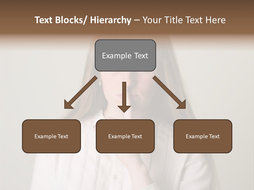 Mouth Face Caucasian PowerPoint Template