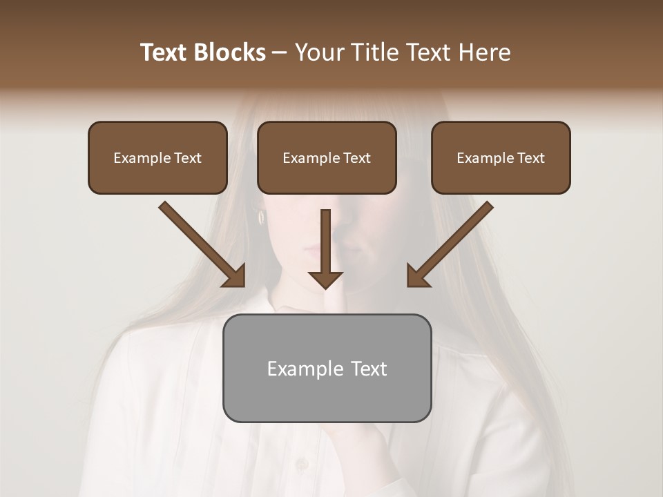 Mouth Face Caucasian PowerPoint Template