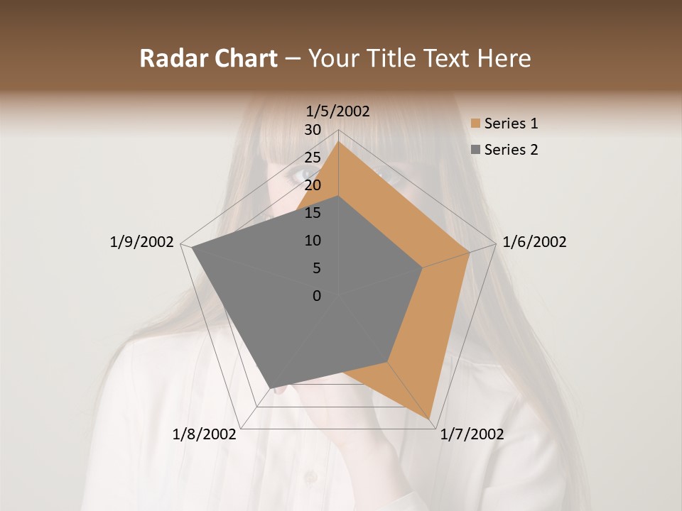 Mouth Face Caucasian PowerPoint Template