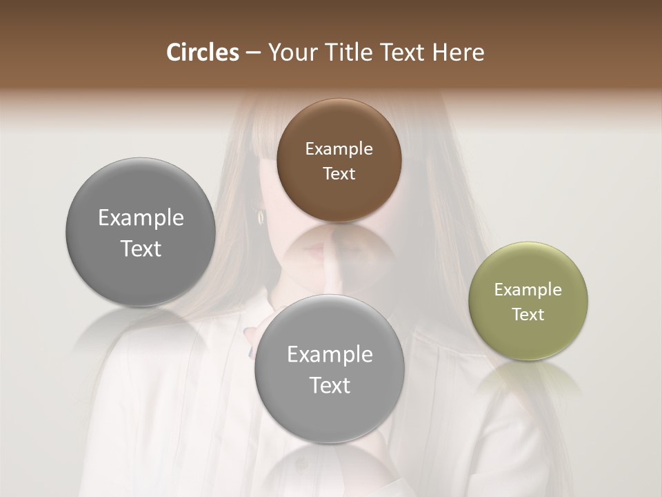 Mouth Face Caucasian PowerPoint Template