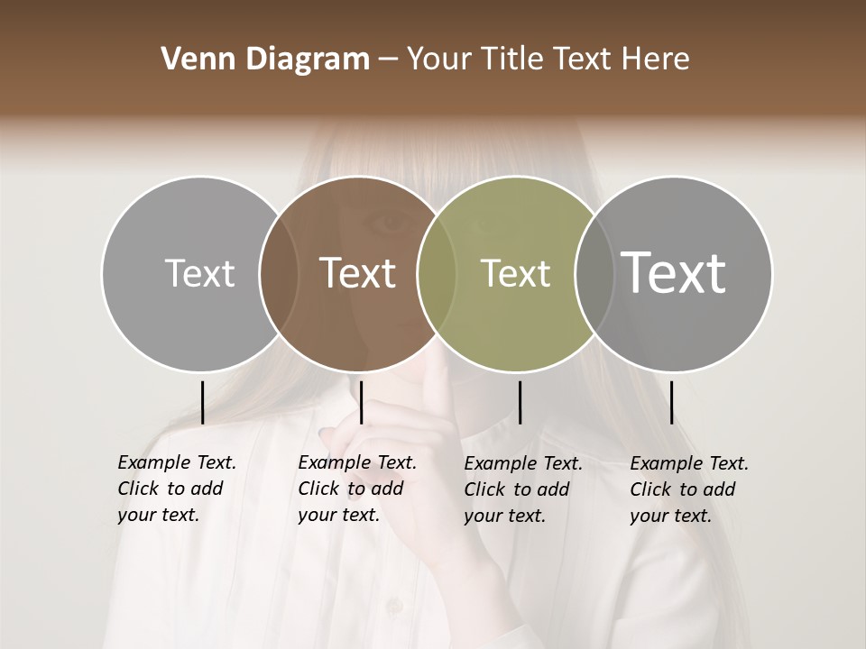 Mouth Face Caucasian PowerPoint Template