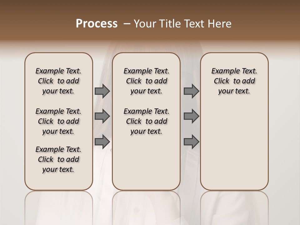 Mouth Face Caucasian PowerPoint Template