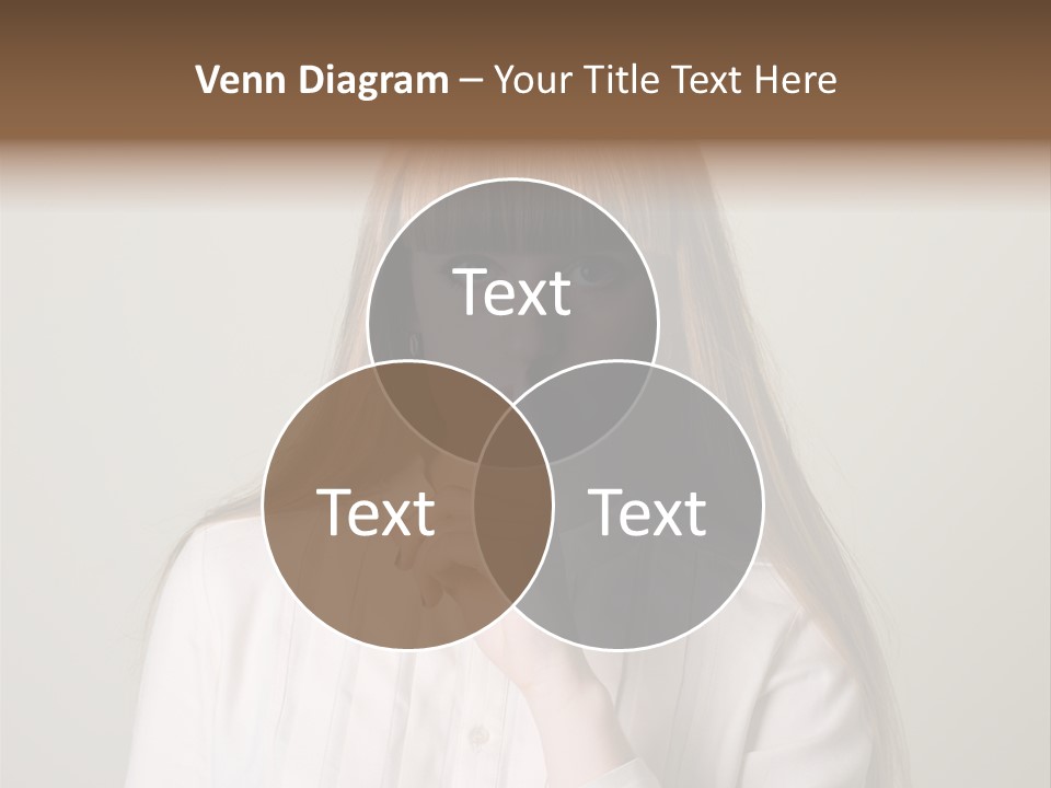 Mouth Face Caucasian PowerPoint Template
