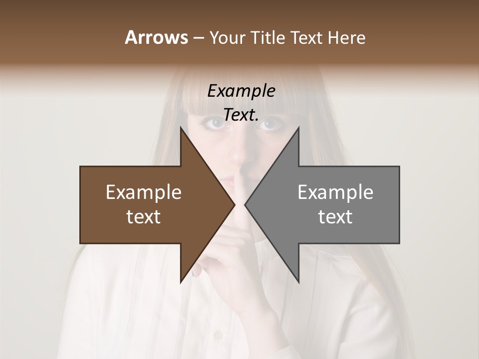 Mouth Face Caucasian PowerPoint Template