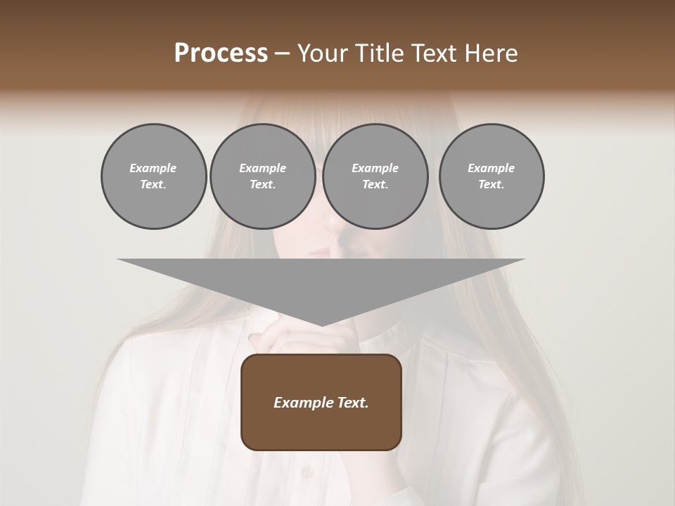 Mouth Face Caucasian PowerPoint Template