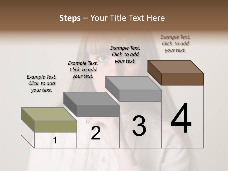 Mouth Face Caucasian PowerPoint Template
