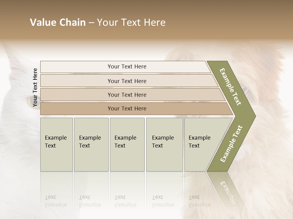 Feline Together Group PowerPoint Template