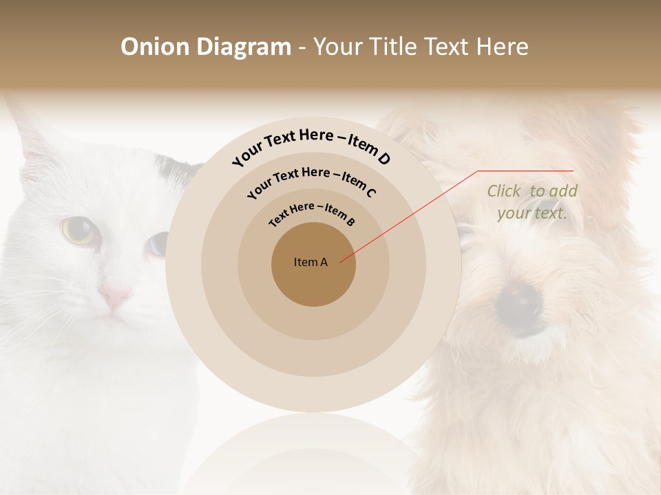 Feline Together Group PowerPoint Template