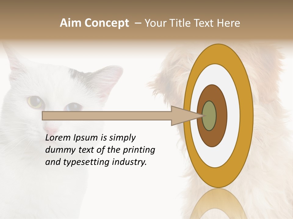 Feline Together Group PowerPoint Template