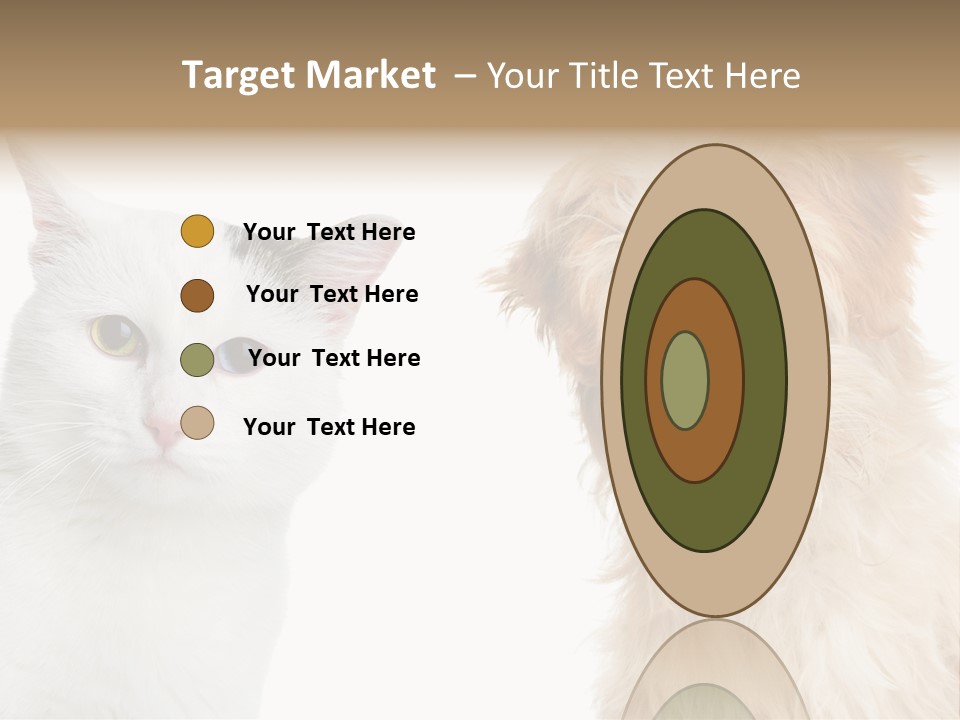 Feline Together Group PowerPoint Template