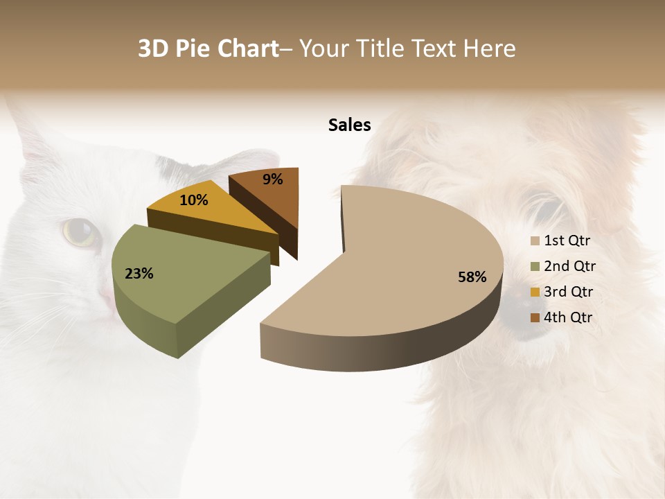 Feline Together Group PowerPoint Template