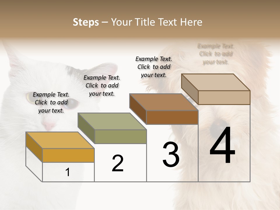Feline Together Group PowerPoint Template